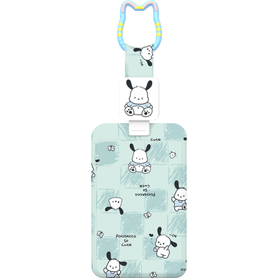 可爱猫咪狗狗伸缩挂包公交卡套