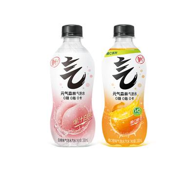 元气森林气泡水白桃维C橙组合