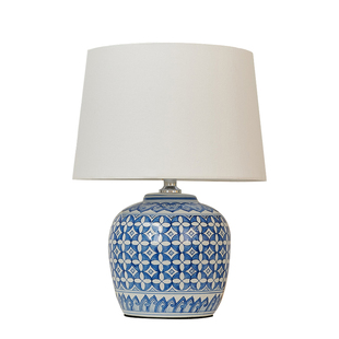 东方巴黎轻奢高级感“蓝色限定”艺术陶瓷台灯2025新款卧室床头灯