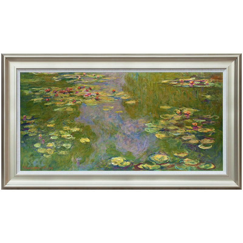 风色莫奈版画欧式客厅挂画装饰画