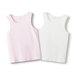 巴拉巴拉儿童背心男童女童宝宝中童打底纯棉无袖两件A类内穿大童