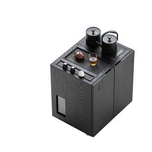 叁几 冬山 白蜡木家用可移动茶水柜烧水壶一体边几侘寂风阳台茶几