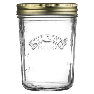 英国kilner无铅玻璃燕麦杯送勺