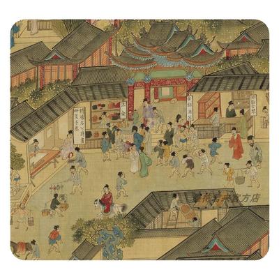 仇英《清明上河图》台北本装饰画