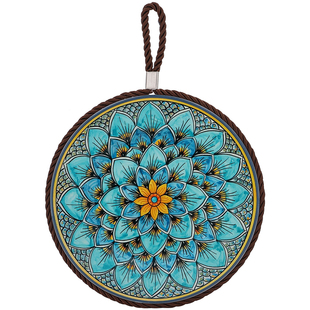 复古隔热垫耐高温砂锅防烫垫珐琅锅垫子陶瓷新中式餐桌防滑餐盘垫