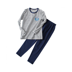 儿童秋衣秋裤套装纯棉薄款中大童小男孩睡衣全棉毛衫女童男童内衣