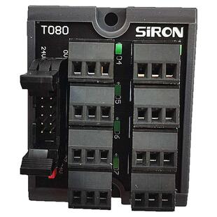 8位输入3线式接线端子台T081-P传感器D081端子台SiRON胜蓝T080-P
