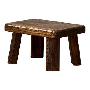 实木小凳子家用换鞋坐凳喝茶小板凳中式木凳客厅宝宝矮方凳搁脚凳