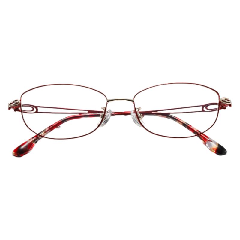 全框防蓝光老花眼镜女中老年高档时尚正品老人新款高清老化老光镜