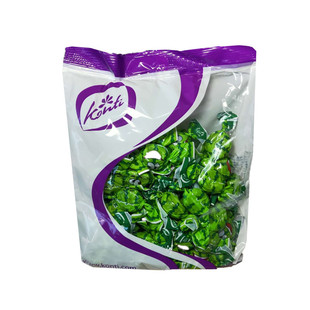 俄罗斯进口水果汁夹心软糖康吉Konti西瓜味糖果零食结婚喜糖500克