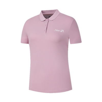 乔丹POLO衫女轻薄透气针织