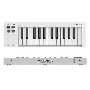 Arturia新品 MicroLab mk3 25键便携迷你随身电音控制器MIDI键盘
