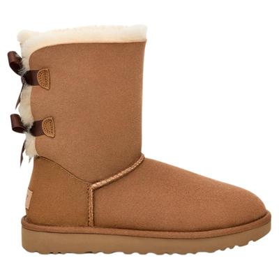 UGG蝴蝶结纯色短靴休闲雪地靴