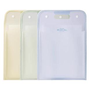 得力竖式风琴包试卷手提收纳袋初中小学生收纳整理神器科目分类文件夹袋A4大容量多层插页资料袋便携文件袋