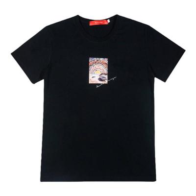 naoya纯棉重磅直筒印花T恤