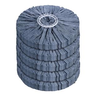 通用旋转拖把替换头防毛发缠绕拖布头吸水不留痕毛巾头配件无水印