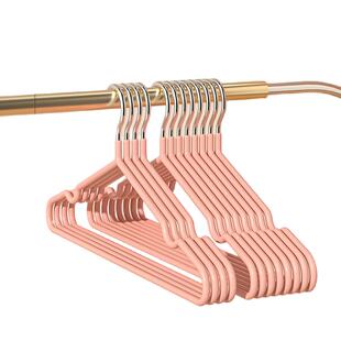 衣架子家用挂衣加粗加硬防滑宽肩无痕衣架不起包家用衣撑子晾衣架