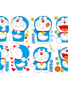 多啦爱梦叮当猫机器猫装饰贴画