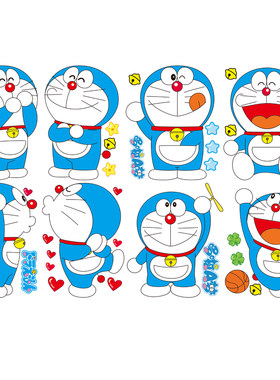 多啦爱梦叮当猫机器猫装饰贴画