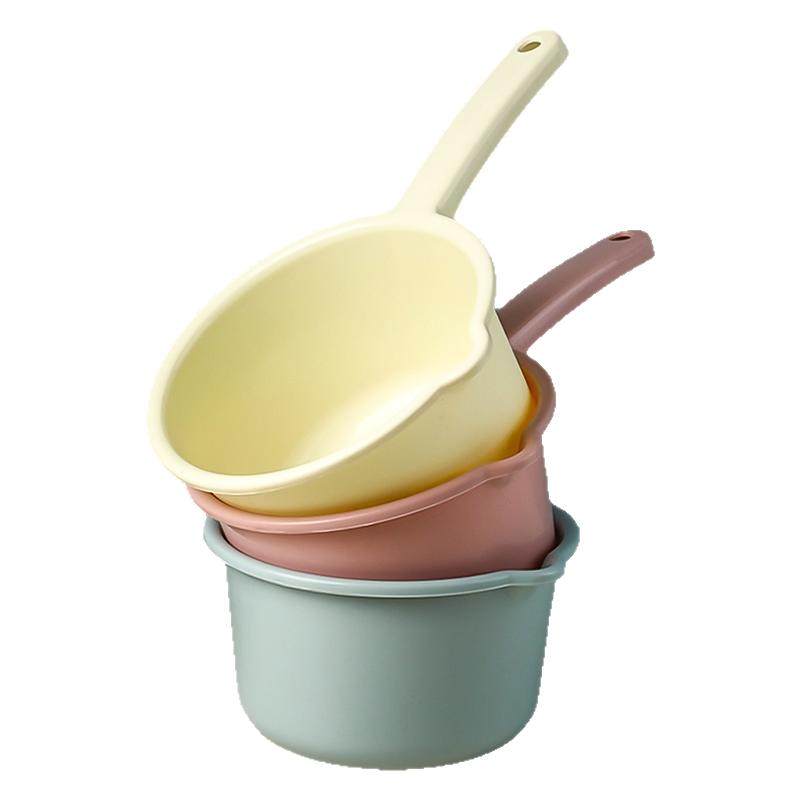 水瓢家用大号水勺长柄洗澡舀加深浇菜水舀摔不坏厨房面瓢可悬挂