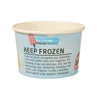 冰淇淋纸碗小纸杯带盖炒酸奶碗一次性雪糕打包盒子冰激凌食品级