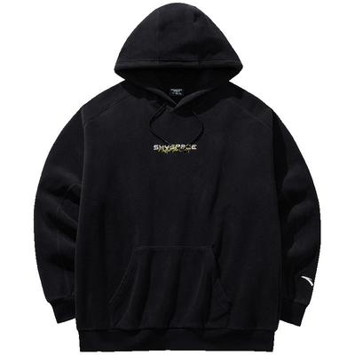 安踏篮球连帽加绒卫衣运动摇粒绒