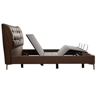 政府补贴全友家居现代轻奢高级感单人床主卧1米8真皮软包双人大床