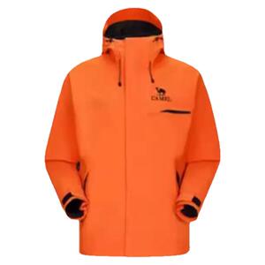 骆驼追风者三防橙色冲锋衣女三合一新款登山服防风防水夹克外套男
