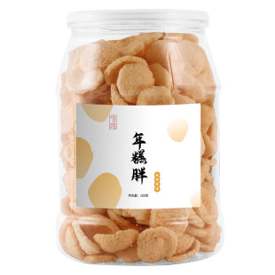 抖音网红宁波年糕胖特产8090怀旧香酥炸年糕片爆米花零食高瓶155g