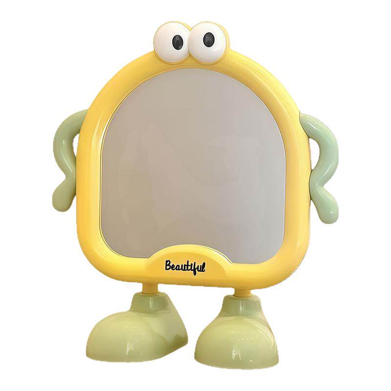 镜子化妆镜可爱大脚台式桌面小镜子家用学生宿舍便携高清美妆镜子