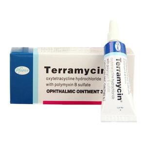 美国辉瑞眼膏宠物猫狗犬猫眼药膏Terramycin眼睛发炎红肿鼻支3.5g
