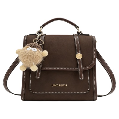 正品Kitty小众复古磨砂双肩包