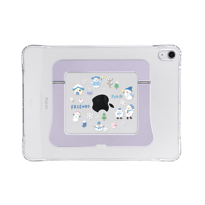 morock亚克力支点壳ipad保护壳适用ipadpro保护套air8硬壳air7/6/5/4苹果平板10/11代外壳13寸pad无笔槽mini7