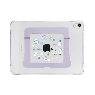 morock亚克力支点壳ipad保护壳适用ipadpro保护套air8硬壳air7/6/5/4苹果平板10/11代外壳13寸pad无笔槽mini7