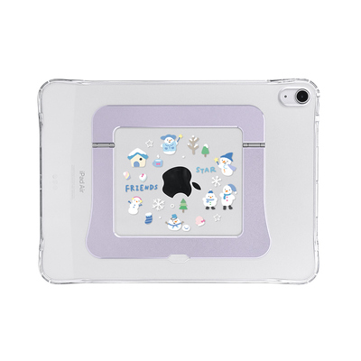 morock亚克力支点壳ipad保护壳适用ipadpro保护套air8硬壳air7/6/5/4苹果平板10/11代外壳13寸pad无笔槽mini7