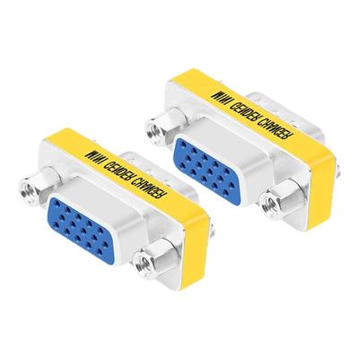 柏图直通VGA线15孔公母转接头