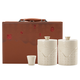 中式茶叶罐包装礼盒装空盒包装盒空礼盒轻奢绿茶红茶普洱散茶白茶