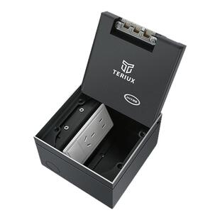 特瑞克斯304不锈钢隐形地插座嵌入式纯平地插暗藏超薄大理石瓷砖