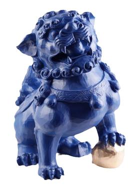 树脂镇宅新中式客厅玄关摆件