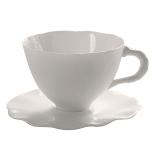 sort比利时SERAX不规则纯白骨瓷餐盘碗碟杯子设计感餐具超薄陶瓷