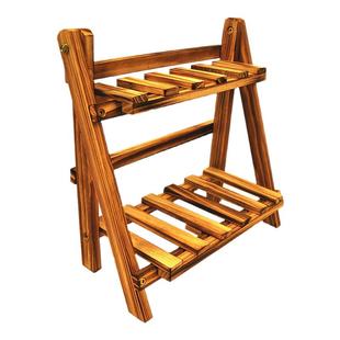 放在窗台上的花架办公室桌面架小型植物角架实木多肉架飘窗置物架