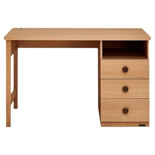 全友家居原木风儿童学习桌柜一体小学生家用书桌新款阅读写字桌