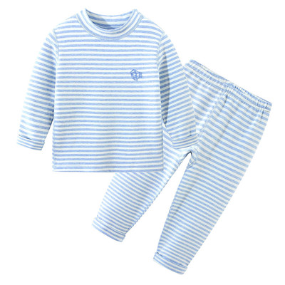 男童彩棉内衣套装加厚冬季保暖衣