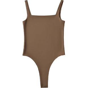 棉洋 skims美式性感紧身瑜伽连体吊带背心打底连体衣辣妹内搭上衣