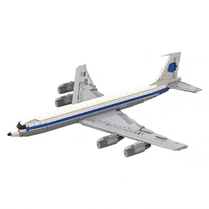 泛美航空波音707喷气机积木玩具