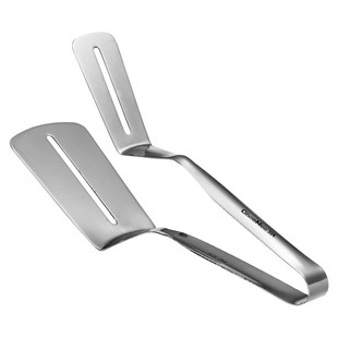 304不锈钢食品夹子煎牛排夹食物夹厨房牛扒夹手抓饼铲子加厚家用