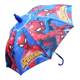 儿童雨伞幼儿园小学生可爱轻便男孩安全直柄半自动长柄黑胶防晒伞