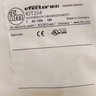 议价IFM IGT205 IGT204 IGT220 IGT241 全新原装正品易福门  现货