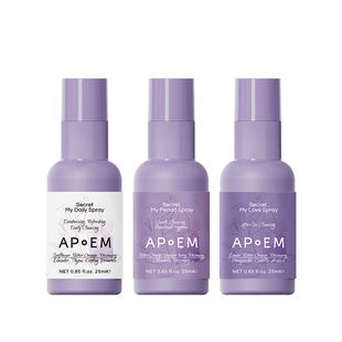 【喷雾组合】APoEM安诗悦 日常+经期+亲密小紫盾清洁抑菌修护祛味