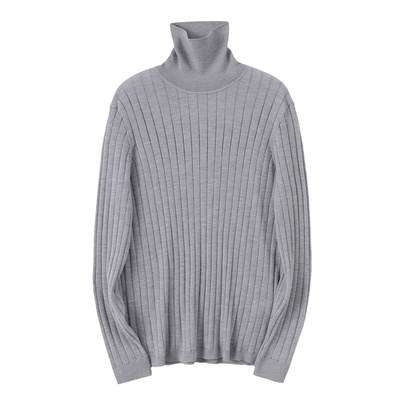 JSSDHOMME羊毛翻领针织毛衣男